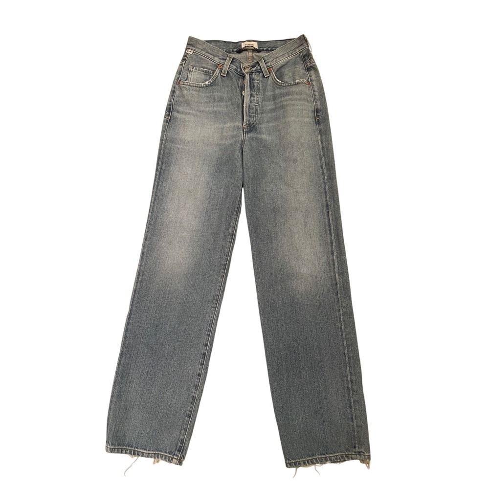 Citizens of Humanity Premium Vintage High Rise Straight Leg Jeans Medium Wash